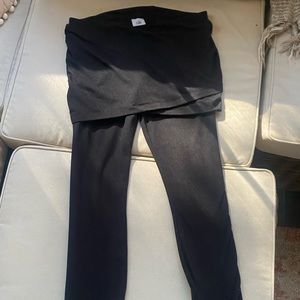 Cabi skirt/ pant combo - black. Very punk chic.